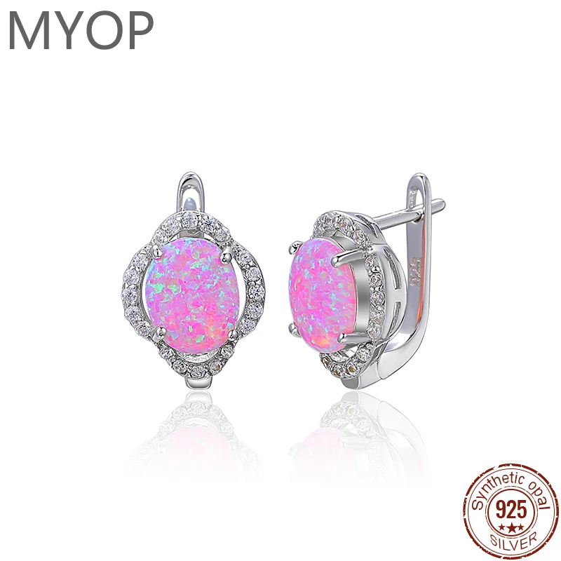 

XYOP 2025 Jewelry 925 Sterling Silver Solemn Special Exquisite Rich Opal Earrings Customized Wholesale Gift For Women