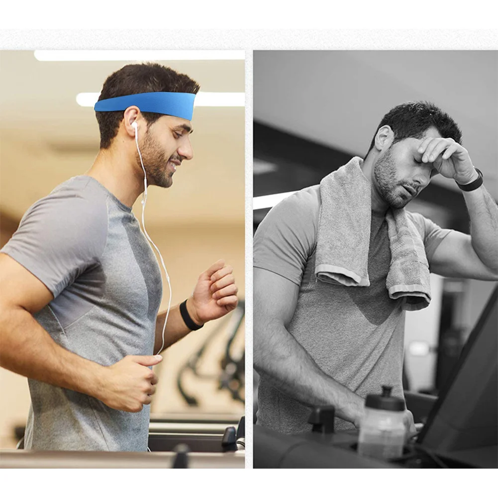 1-3 pièces bandeau de Sport Ultra-mince bandeau absorbant respirant bandeau de cheveux de sueur doux lisse Sport de plein air bandeau de Yoga