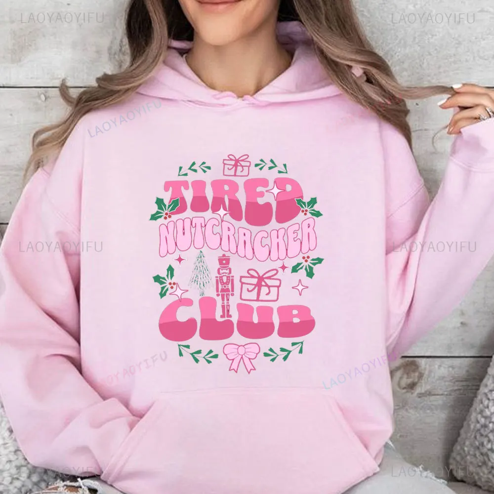 타이어드 넛크래커 클럽 후디 트렌디 발레 댄서 스웨트셔츠 재미있는 선물 넛크래커 엄마를 위한 나의 넛크래커 시대 선물