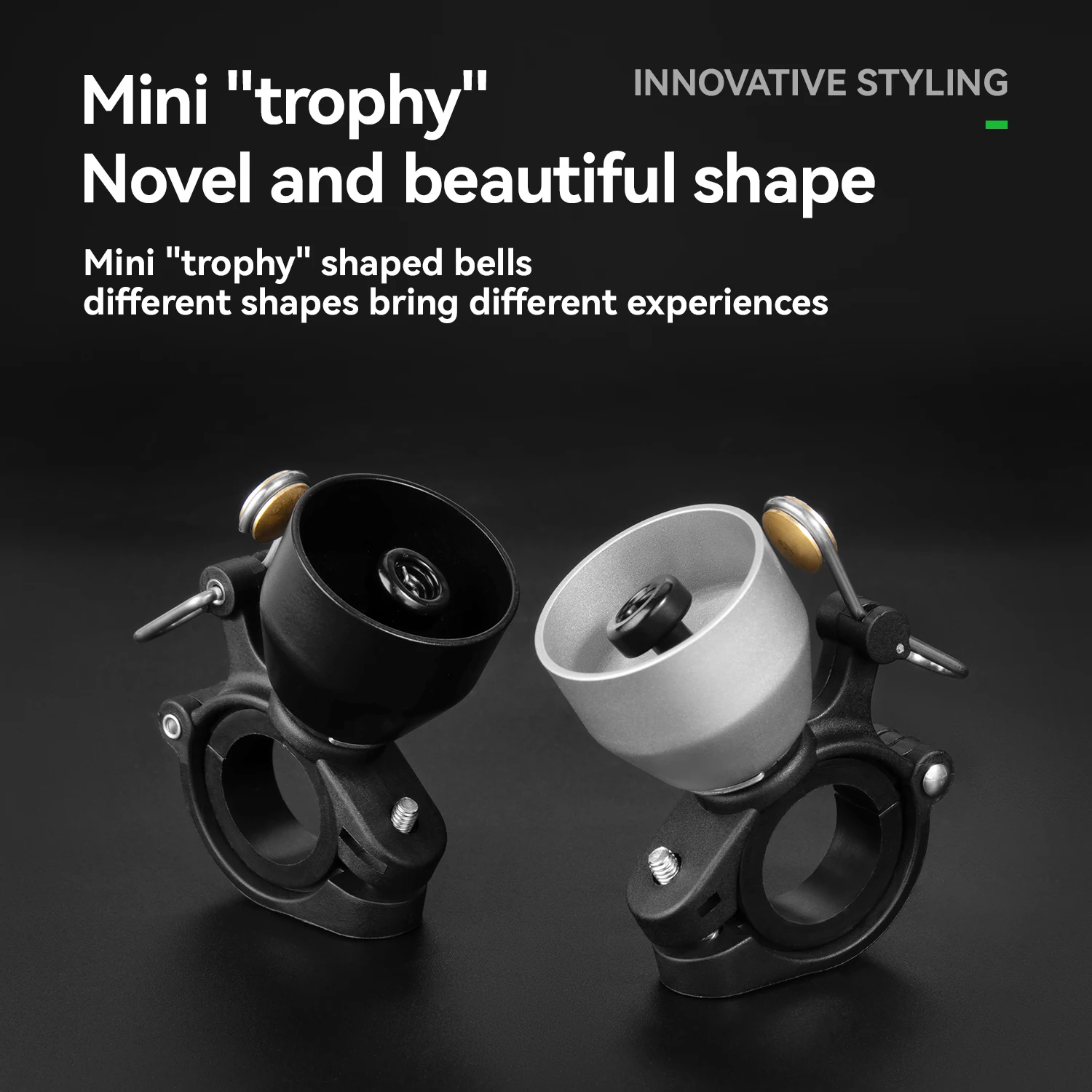Picture 4: ROCKBROS Bike Bell Compact High-pitched Bell Warning Stable Bicycle Mini Horn Bell Copper Waterproof Retro Crisp Cycling Bell