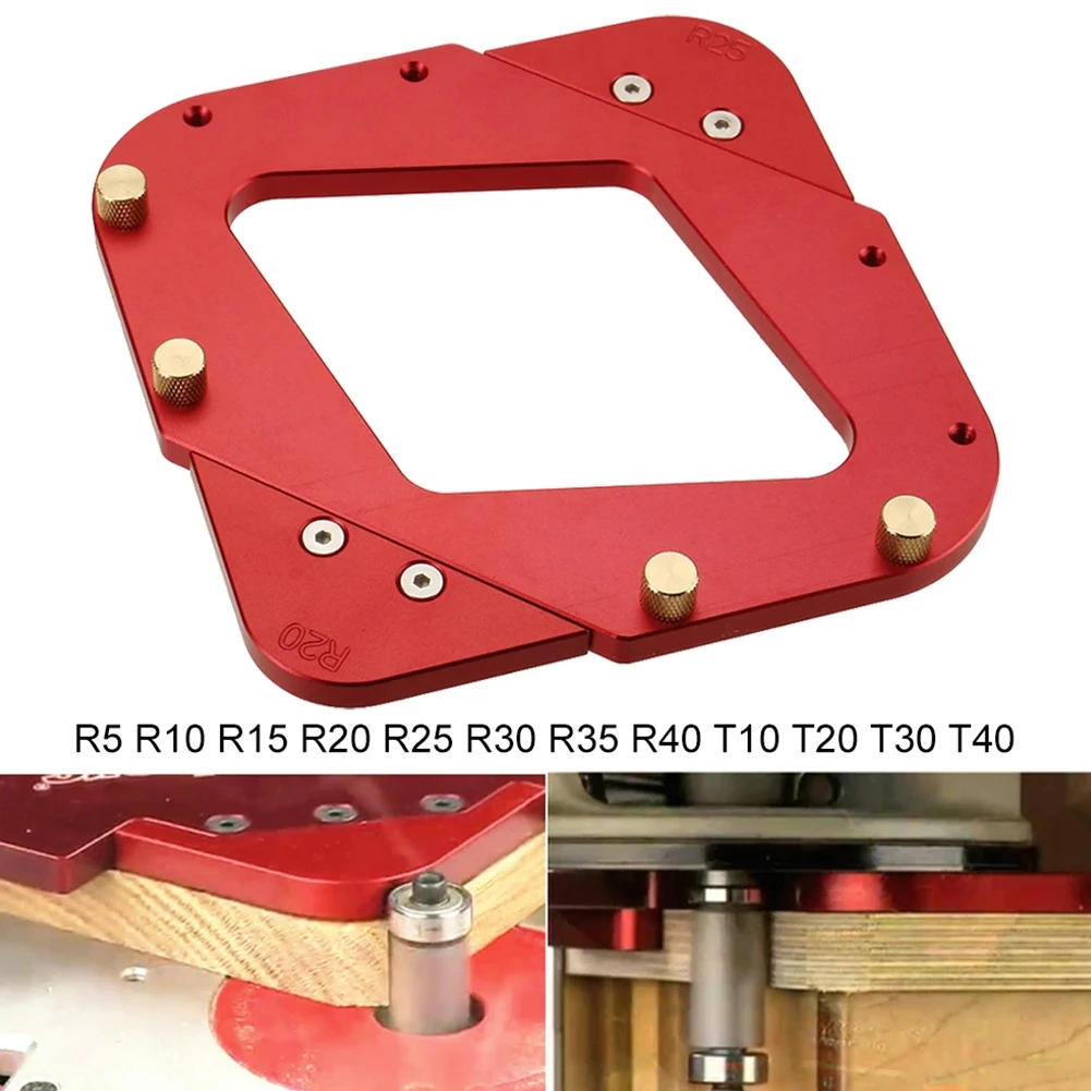 13pcs Woodworking Round Beveled Radius Profile Template Kit Trimming Machine DIY Beginners Multifunction Professional Hand Tools