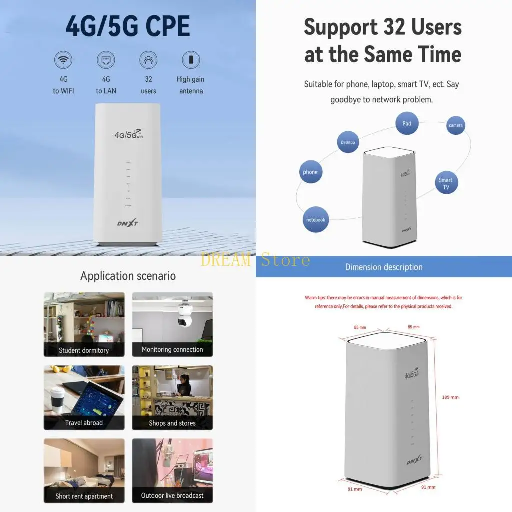 旅行やキャンプ用の高密度 ABS 4G アクセス、複数のユーザーと安定した表示のベストセール