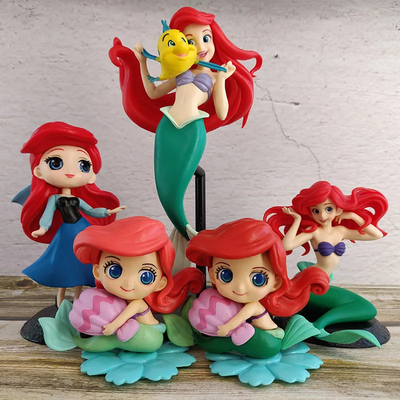 

Little Mermaid Princess Ariel Blind Box Toy Decoration Figurine Model Doll Action Figure Toy As Gift For Girls