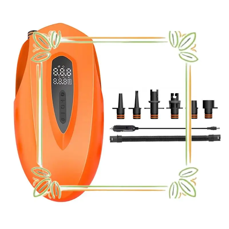 

20PSI Paddle Board Inflatable Pump With Auto Shut Off Electric Air Pump Surfboard Board Pump For SUP Paddle Board Kayak