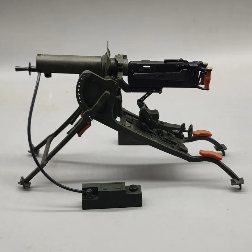1/6 Drukowany w 3D niemiecki karabin maszynowy MG08 z czasów II wojny światowej, do figurek akcji o wysokości 12 cali, wysoce szczegółowy, kolekcjonerski.