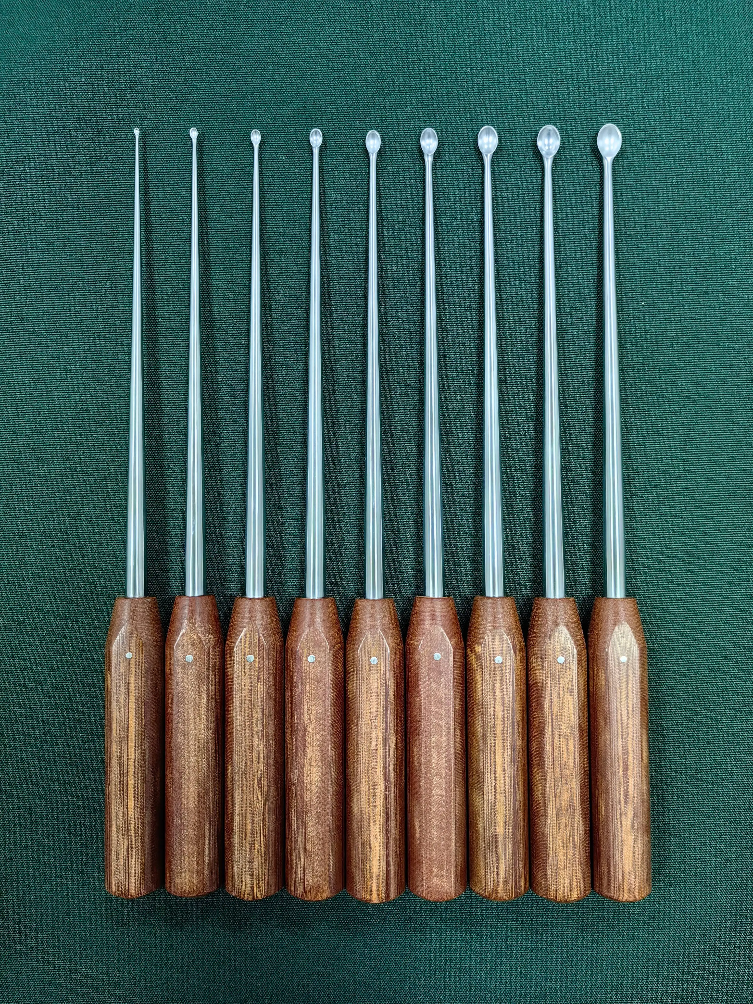 Инструмент для минимально инвазивной ортопедической хирургии KANG HONG: кюретка для костей, 300 мм, длинная