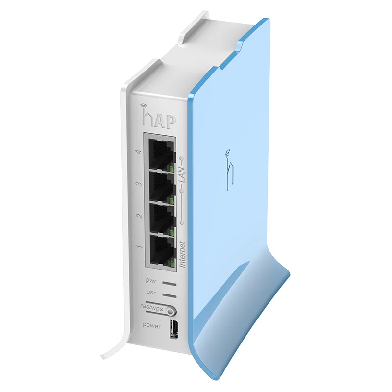 MikroTik hAP lite TC Home AP With 4 Ethernet Ports And A colorful Enclosure RB941-2nD-TC With Dual Chain 2.4GHz Onboard Wireless