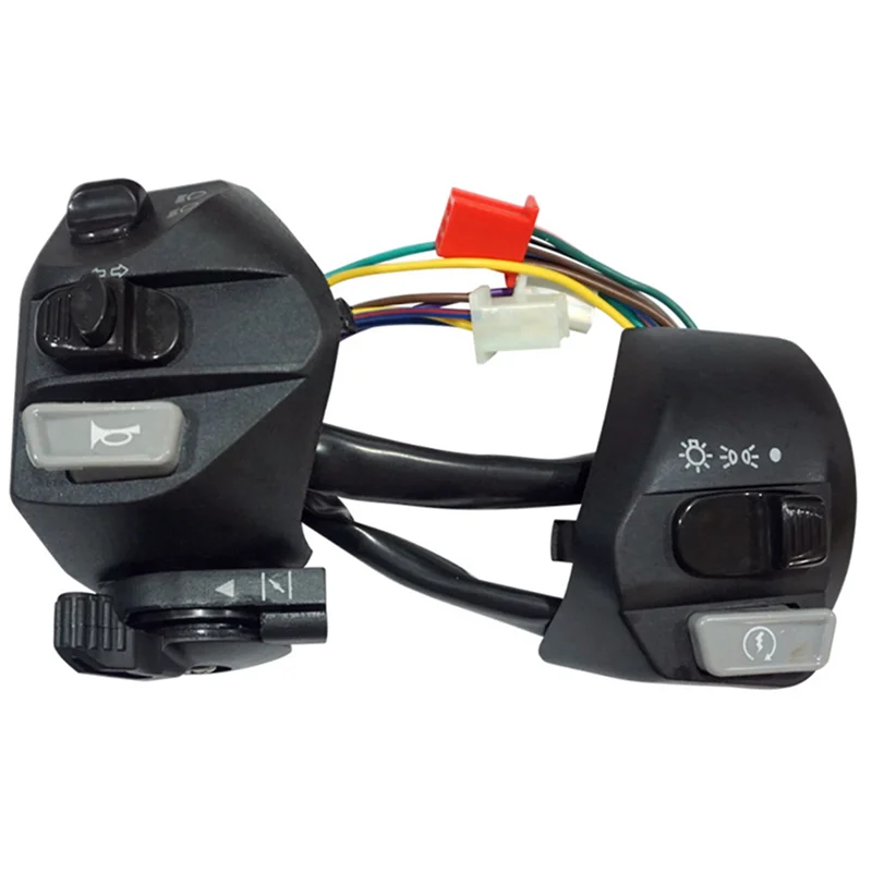 

6 Set 22Mm Motorcycle Switches ON/OFF Button Handlebar Ontrol Horn Turn Signal Start Switch For MIO LC135