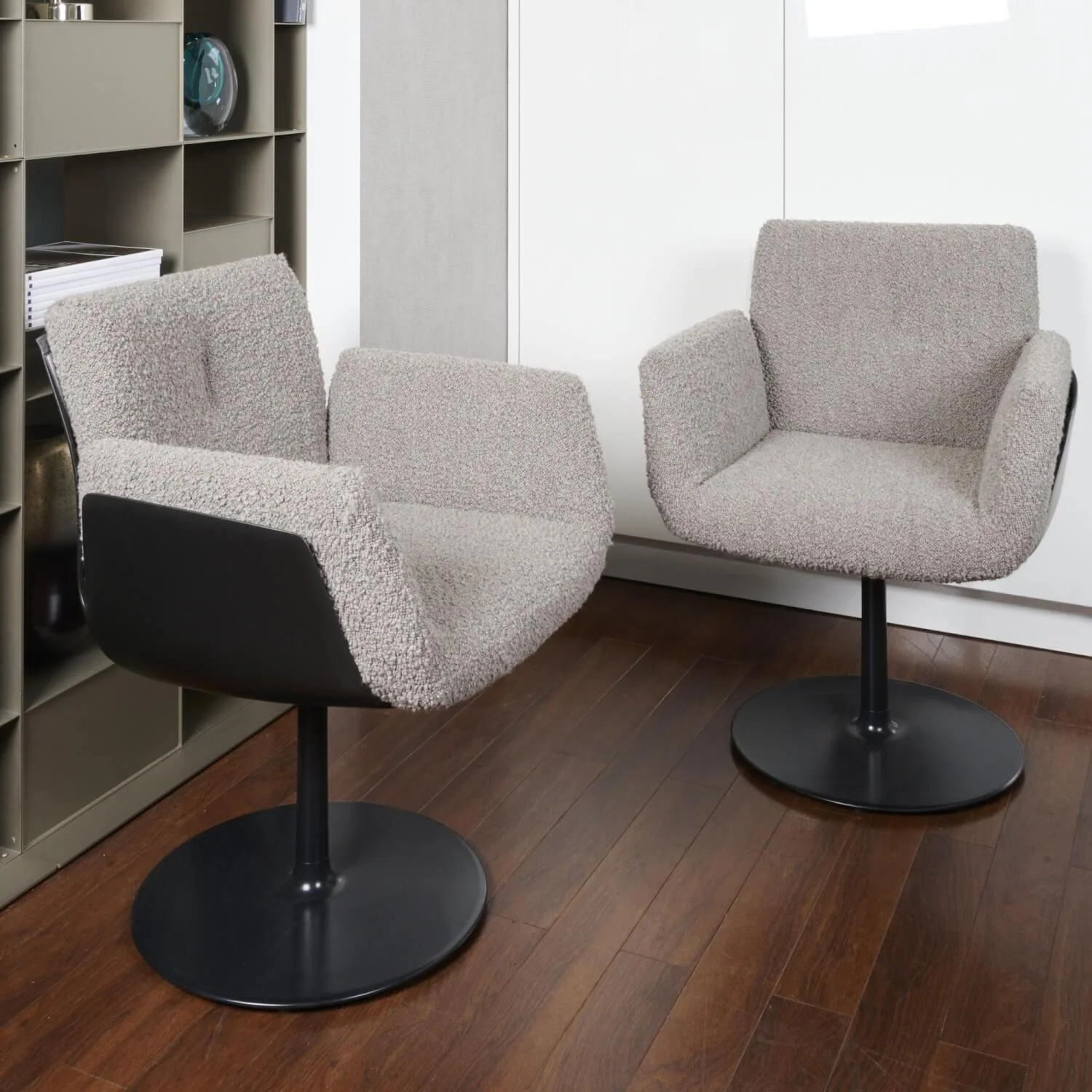 For Modern Home Restaurant Tables Extendable Soft Cushions Stainless Steel Office Chairs Soft Fabric