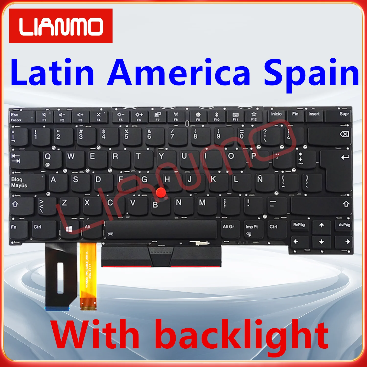 Teclado de cuaderno coreano para Lenovo ThinkPad T490S T495S P1 Extreme Gen1 Gen2, EE. UU., Reino Unido, francés, alemán, español, portugués, Brasil