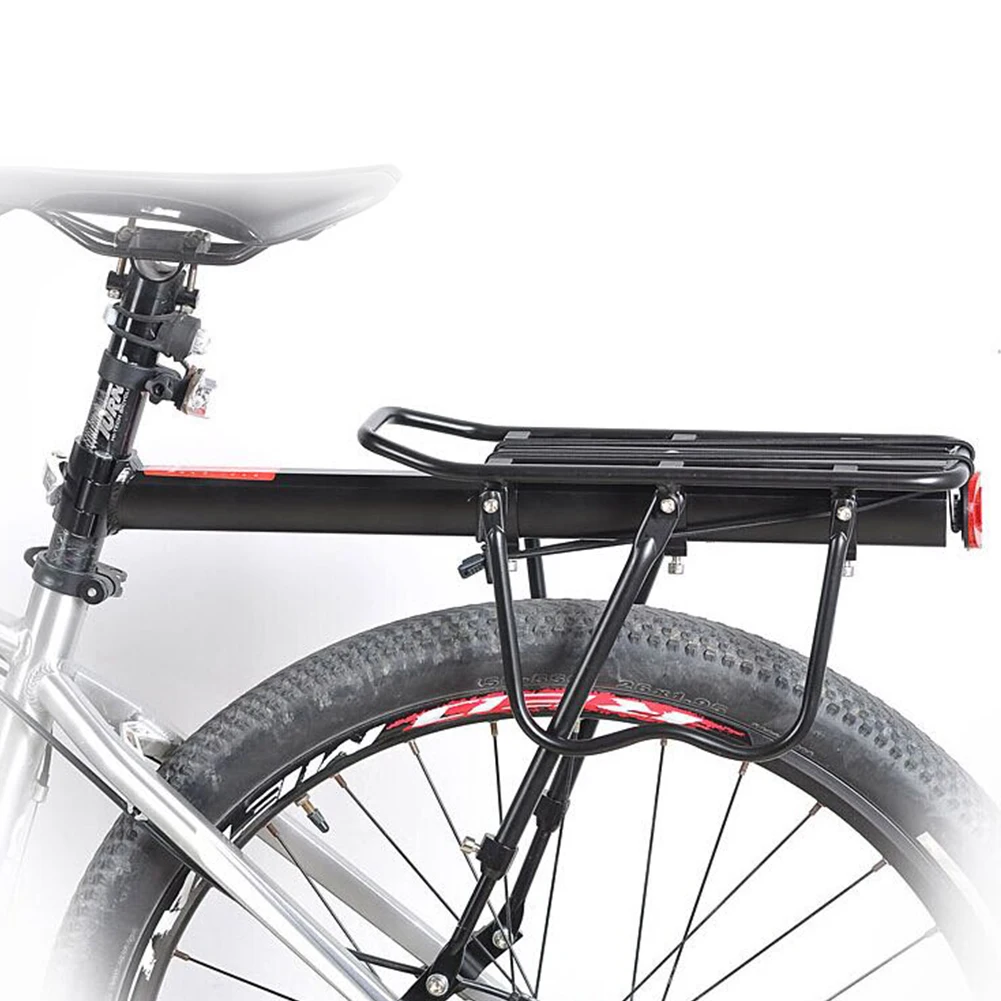 Adjustable Mountain Road Bike Rear Shelf Bicycle Rear Seat Luggage Carrier Aluminum Alloy Tailstock Sturdy Bicycle Kit