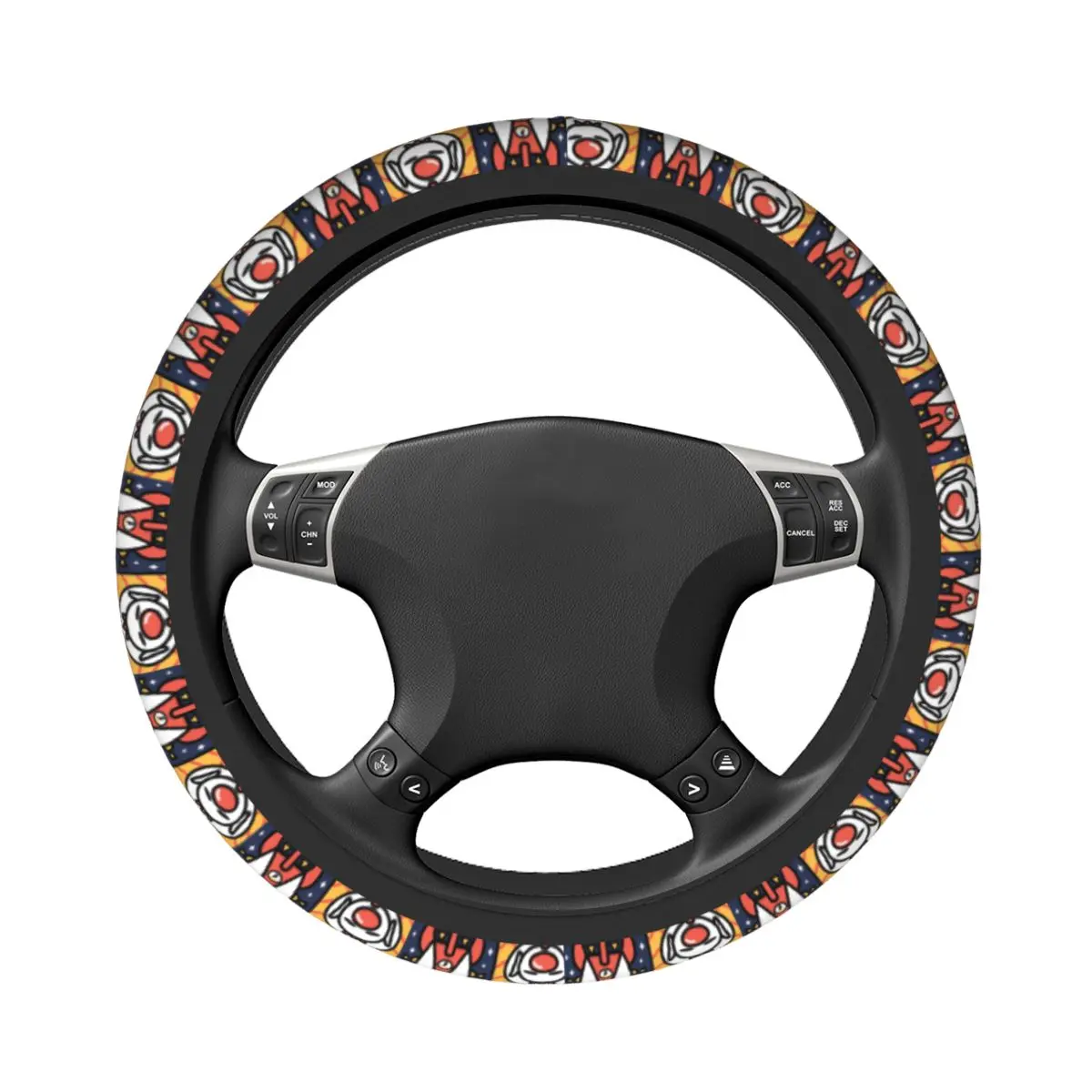 Video Games Pikmins 4 Car Steering Wheel Cover 38cm Elastic Fashion Auto Decoration Car Accessories