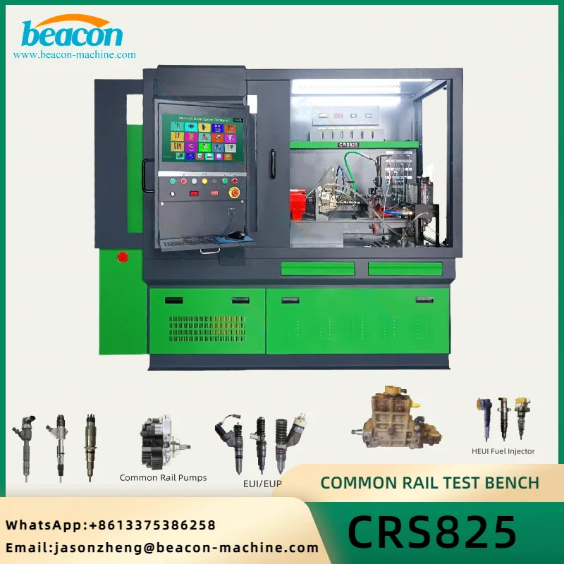 CRS825 Common Rail Fuel Injector Diesel Pump Test Bench with EUI EUP CAMBOX HEUI C7 C9 320D Function