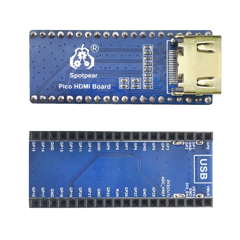 Picture 4: Raspberry Pi Pico Expansion Board HDMI-Compatible Expansion DVI Display Board