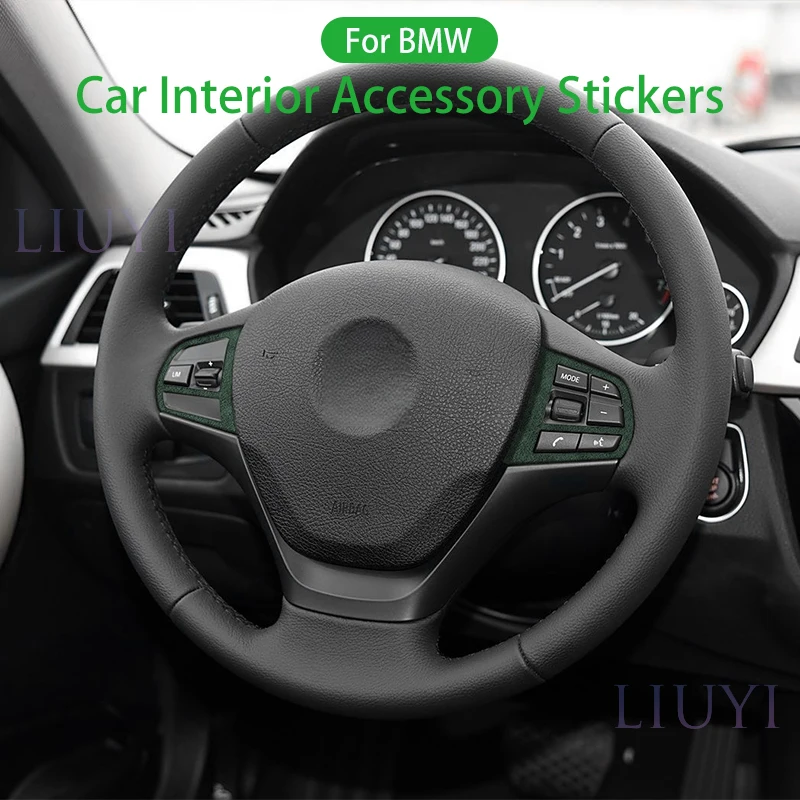 

For BMW 3 4 Series F30 F34 F20 F21 Car Steering Wheel Button Panel Decorative Sticker Protective Strip Car Accessories