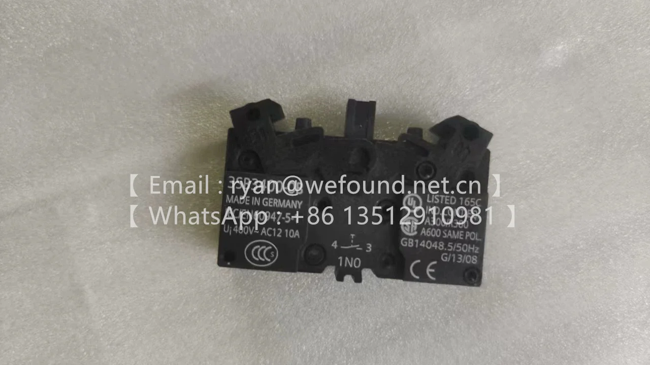 3SB3400-0B Contact block with 1 contact element, 1 NO , Successor is 3SU1400-1AA10-1BA0