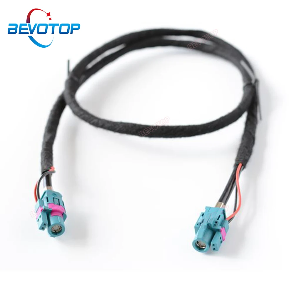 BEVOTOP Cable HSD de 4 + 2 pines tipo Z 6 pines HSD hembra a hembra Jack a Jack Cable de arnés de transmisión de datos de alta velocidad Cable LVDS