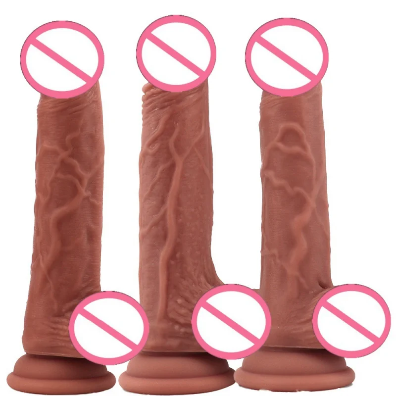 Onions large, medium, small simulated dildo liquid silicone soft manual fake penis female toy masturbator stick