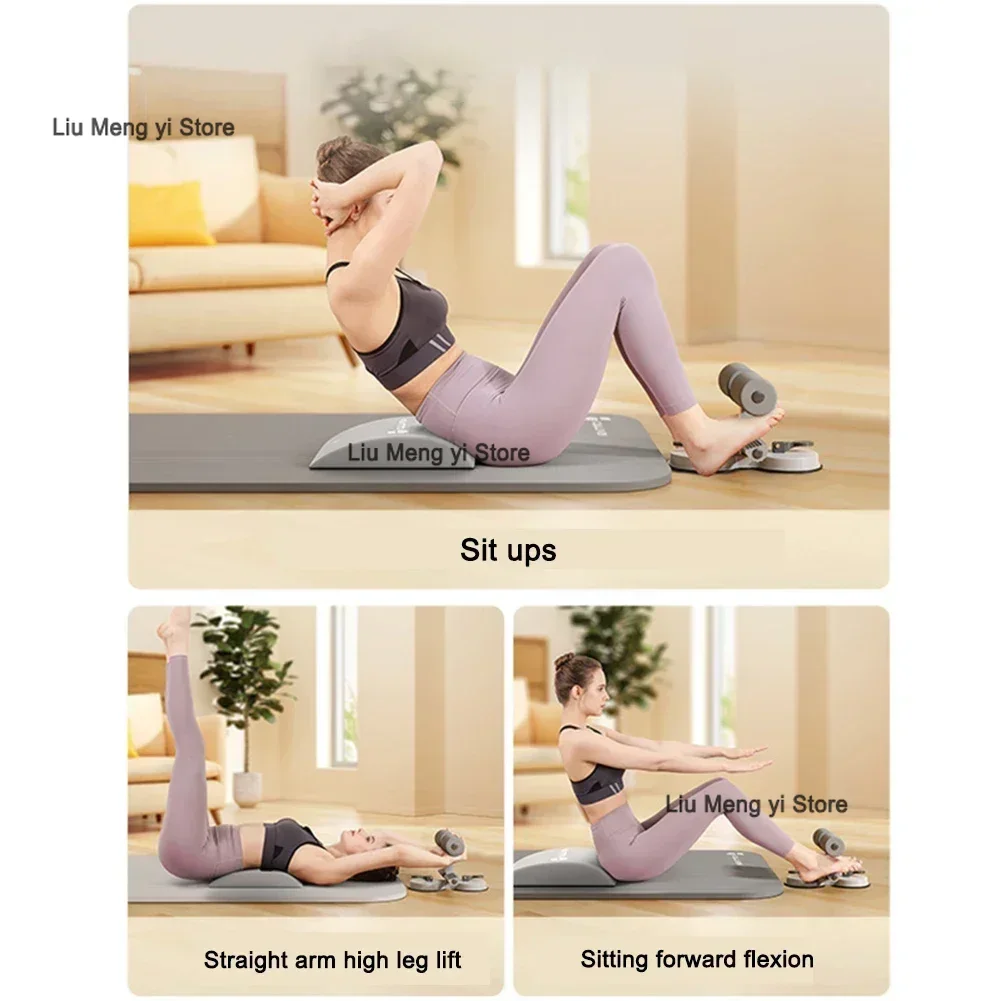 جهاز تمرين البطن مع كوبين شفط، جهاز شفط ذاتي، 3 تروس، ارتفاع متعدد الوظائف، أذرع تمارين المعدة، أرجل الفخذ #5