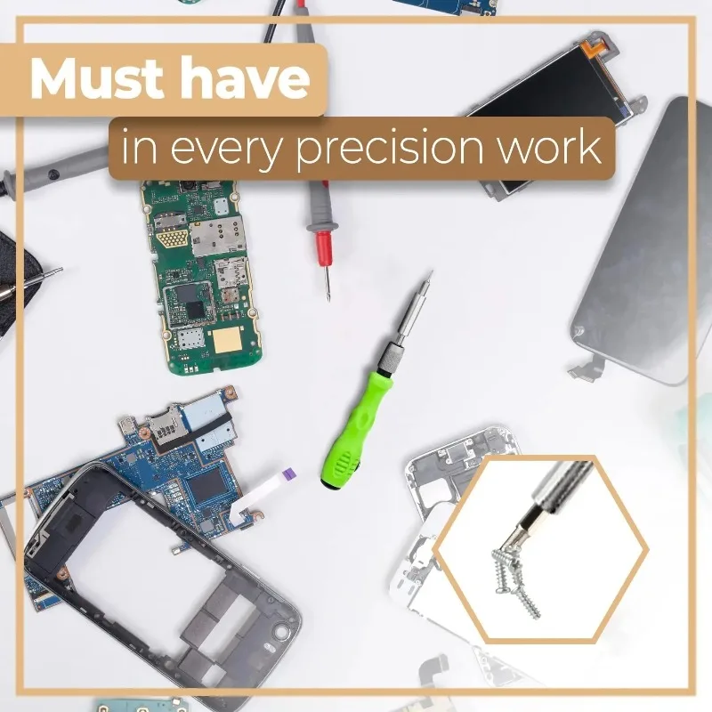 Mini 32-in-1 Precision Screwdriver Set Magnetic Phillips Bits Multifunctional Hand Repair Tool Kit for Phone Watch Glasses PC