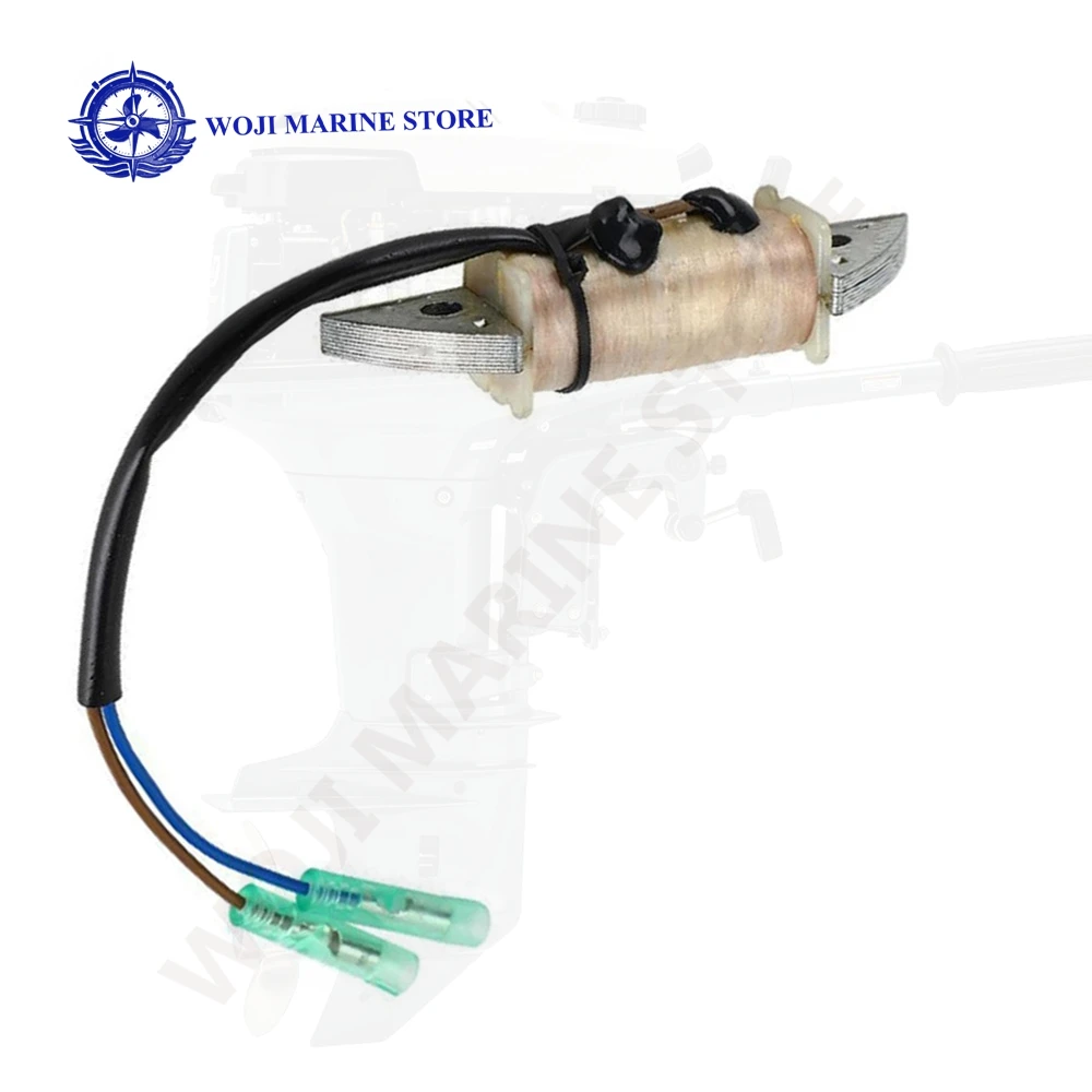 63V-85520 Generator Charging Coil for Yamaha 2 Stroke 9.9HP 15HP Boat Engine Parts Outboard Motor 63V-85520-00 63V-85520-01