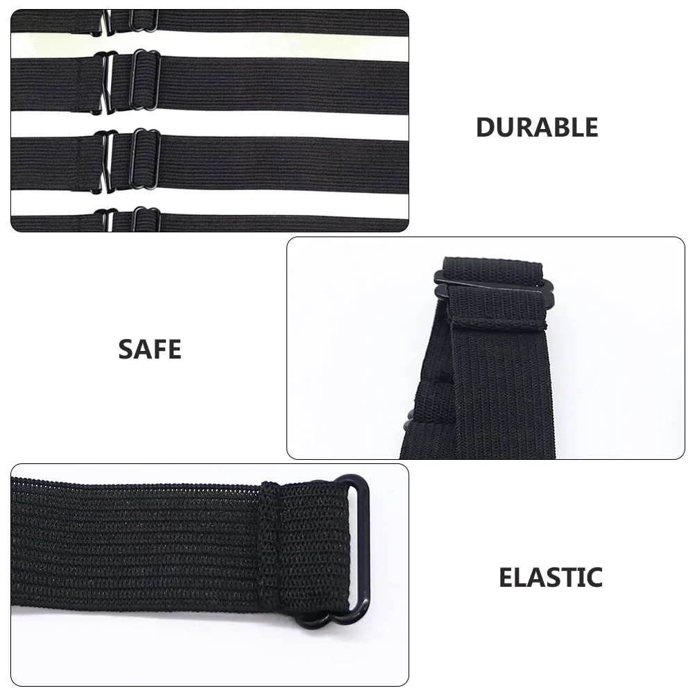 

4pcs Bands For Women Strap Elastic Practical Holders Lightweight Durable Reusable Slip-Proof Cover Headband Grip Band
