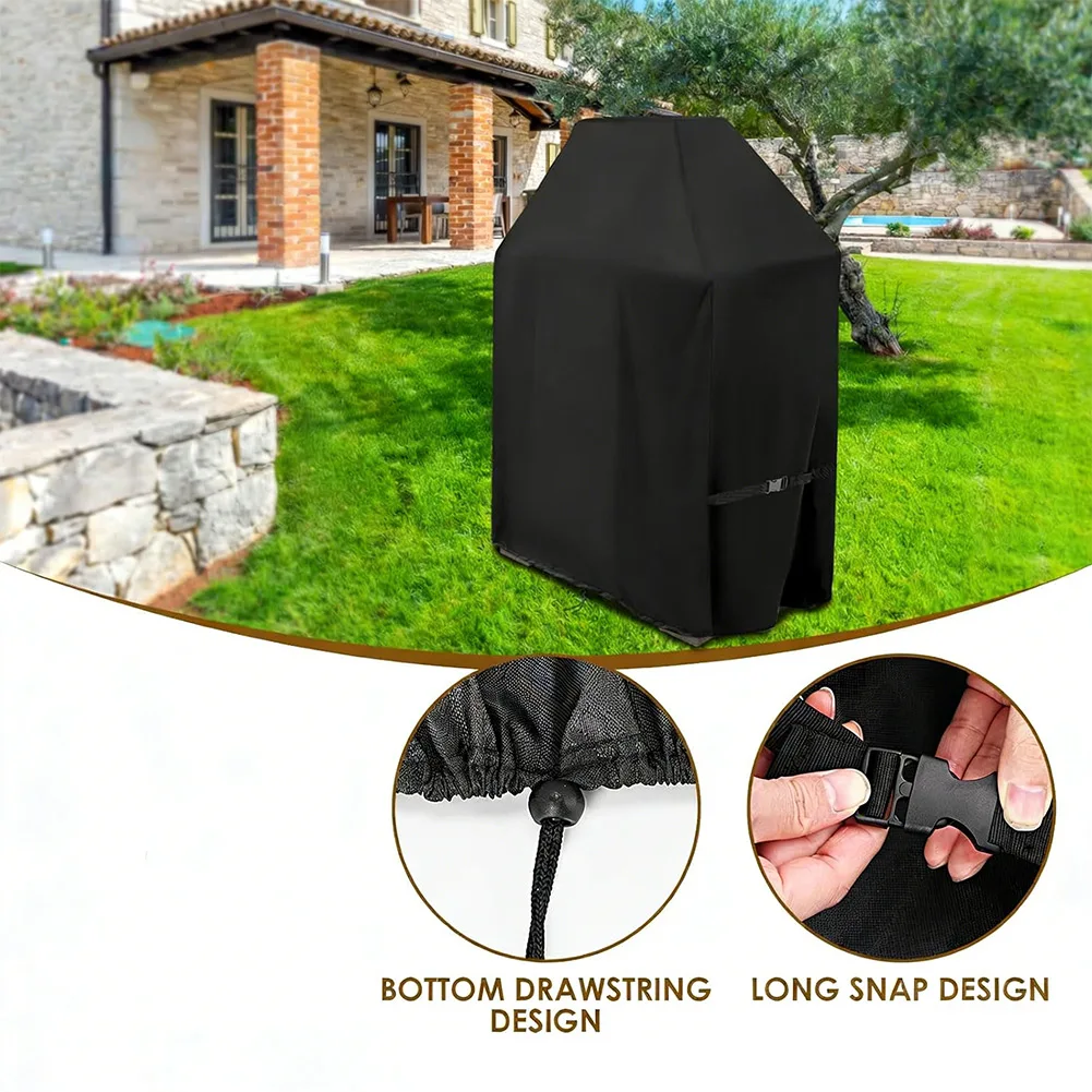 

Защитный чехол для каминной печи для патио и двора, водонепроницаемый, с резиновым верхом, из износостойкой ткани Оксфорд