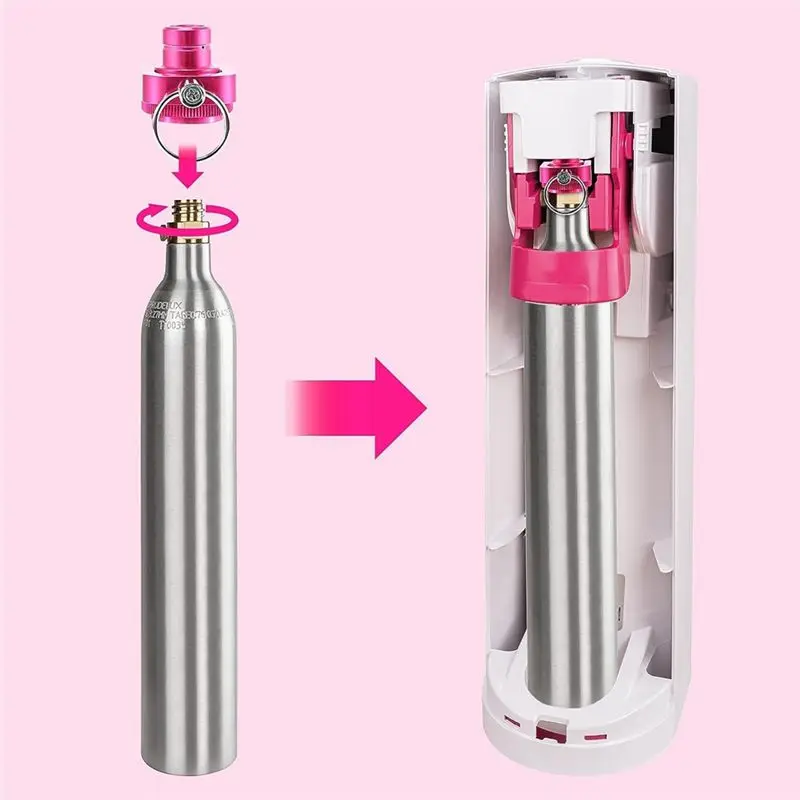 Y17A CO2 Quick Adapter Compatible with Water Carbonator Duo/Art/Terra, Quick Adapter for 425G Co2 Cylinder 60L Thread TR21-4
