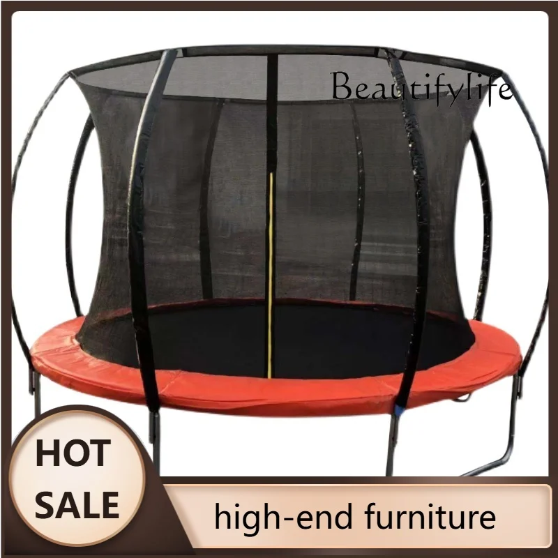 J Trampolín al aire libre en un trampolín Cama elástica de gran cama de rebote interior para el hogar