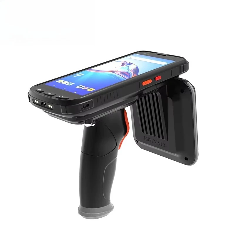 Rugged IP65 Industrial Handheld PDA - Android 10 8-Core, 1D/2D Barcode Scanner & Impinj E710/R2000 UHF RFID Reader for Warehouse