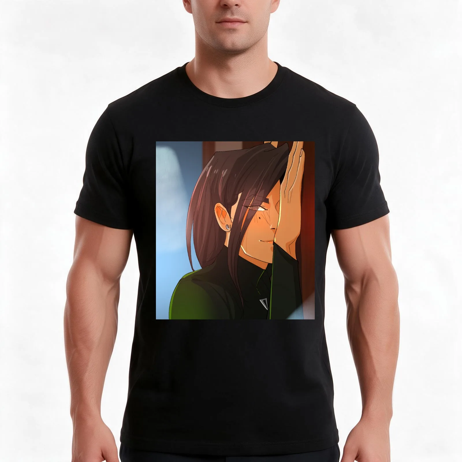 Kuvira Mashersan eye on you T-Shirt, Summer Casual Cotton Tee, Oversized Streetwear Tops, Vintage Graphic Print, 100% Cotton