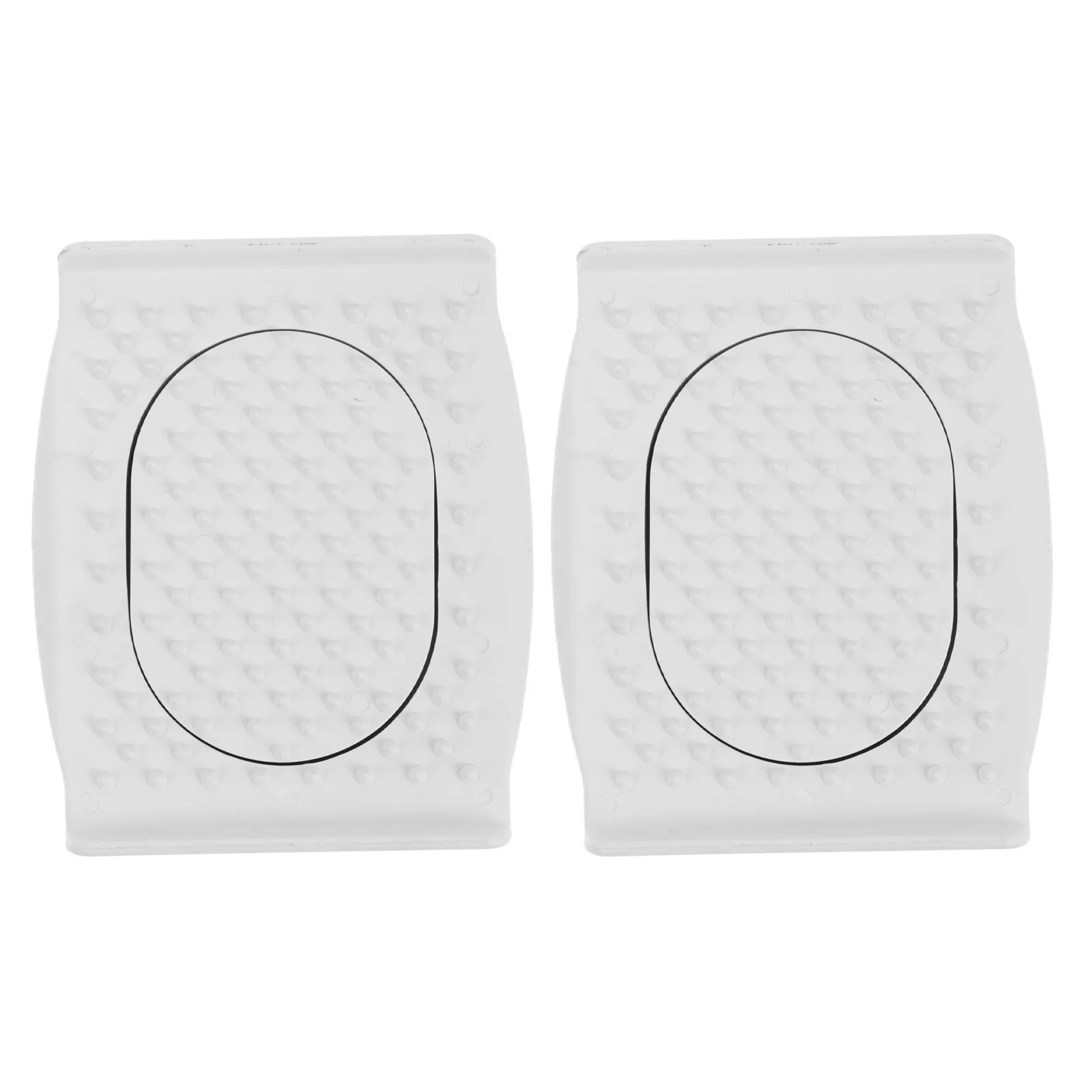 2Pcs Sturdy Food Slicer Finger Guard Exquisite Workmanship Non-Rust Plastic Hand Protector for Vegetables Fruits Cheese Onions