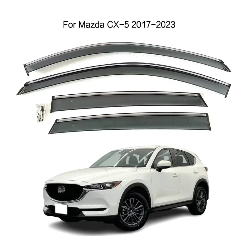 

Special for 2017-2023 Mazda CX-5 rain and shine shield injection molded thickened window rain eyebrow CX5 rain strip
