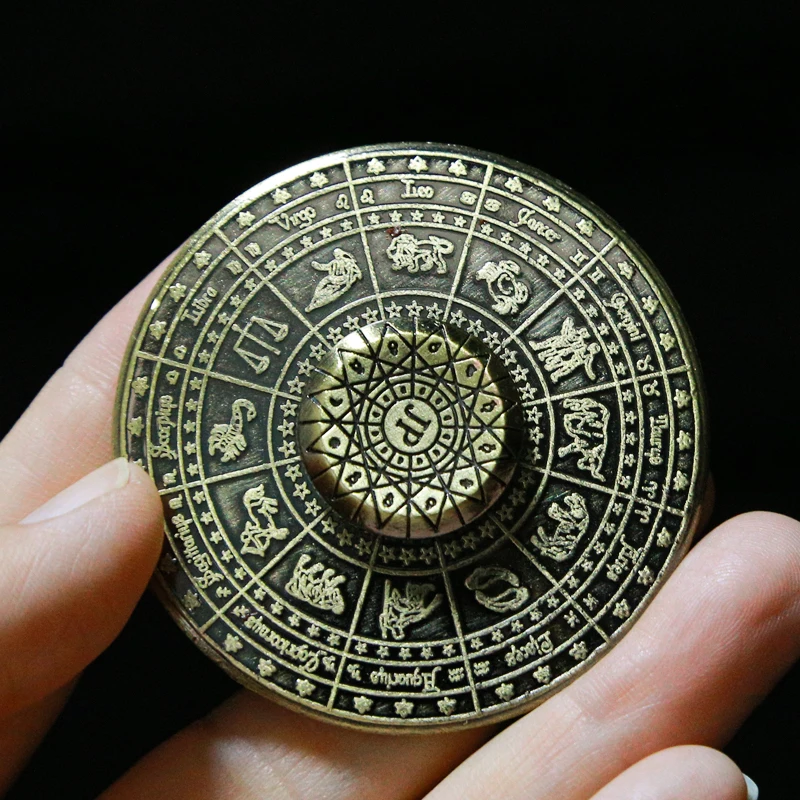 12 Constellation Spinner EDC Gear main Spinner adulte Fidget jouets tdah outil anxiété soulagement du Stress jouets