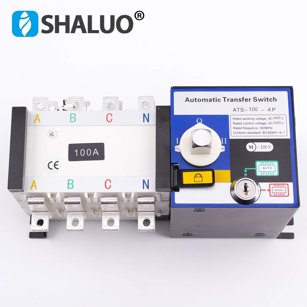 Generator Dual Power Automatische Omschakeling 4P 400V 100A Ats