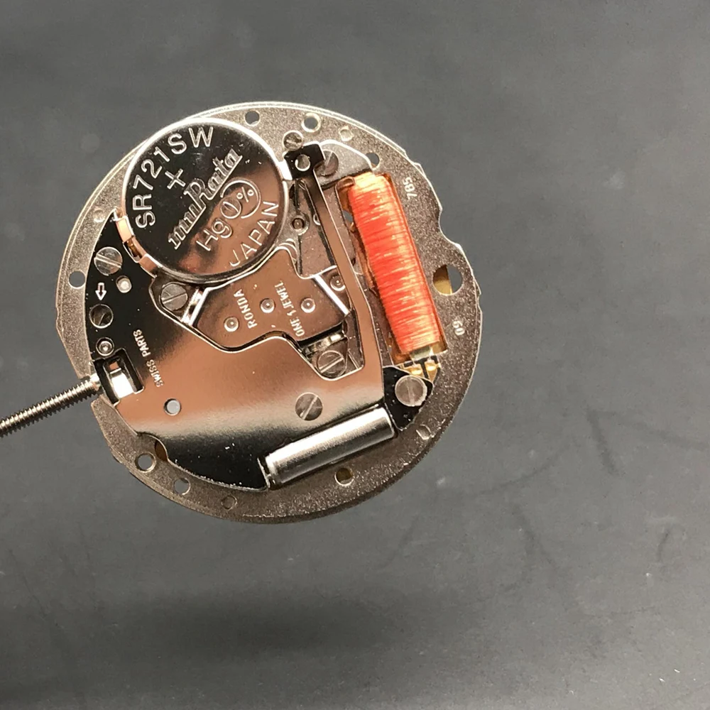785-6 Ronda Quartz Watch Movement Wristwatch Mechanism Steel Replacement Parts Original Accessory Small Parts