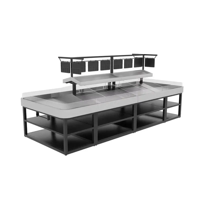 4 Layer Metal Vegetable Rack Adjustable Base Height Strong Load Bearing Capacity Suitable For Supermarket Use