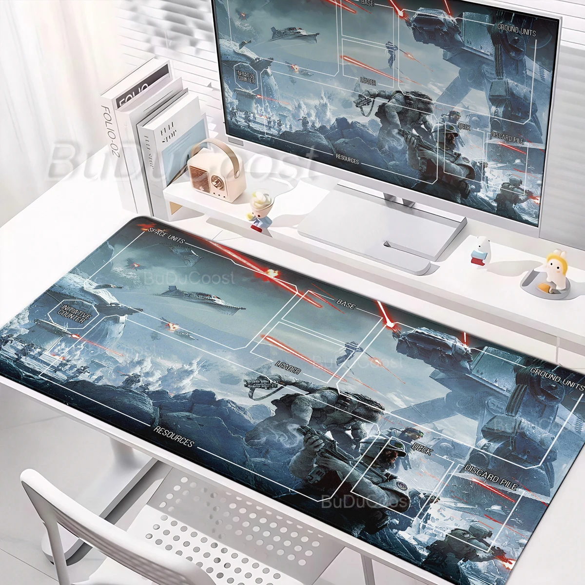 Tapete de juego de goma Star Wars Unlimited, tapete de juego de cartas, tapete de mesa de 600x350mm, alfombrilla extendida para teclado de juegos, accesorios para PC