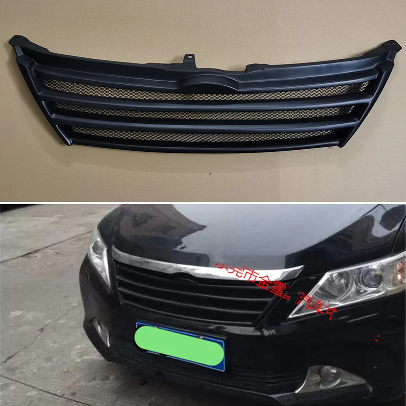 For Toyota Camry 2012 2013 2014 Year  Racing Grille Grill Body Kit Accessories FRP Matte Black