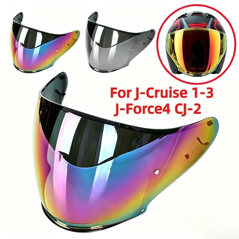 SHOEI JC Half Helmet Lens Suitable for J-Cruise 1-3 J-Force4 CJ-2 Motorcycle Helmet Replacement Lens