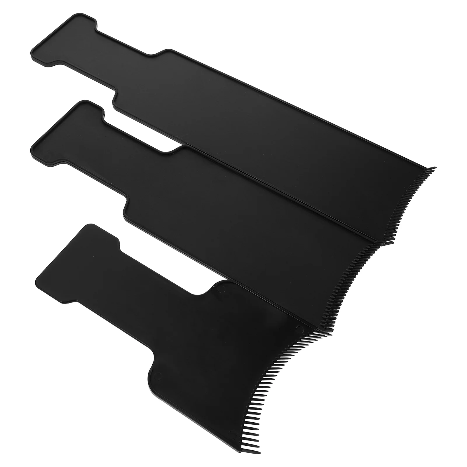 

3 Pcs Balayage Board Highlight Plate Hair Dye Tools Plastic Comb Dyeing Kit Home Salon Hair Coloring Sets Highlights Hair Color