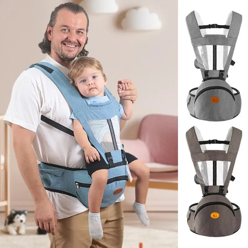 Ergonomic Baby Carrier Infant Baby Hip seat Sling Front Facing Kangaroo Baby Wrap Carrier for Baby outdoor Travel accessories