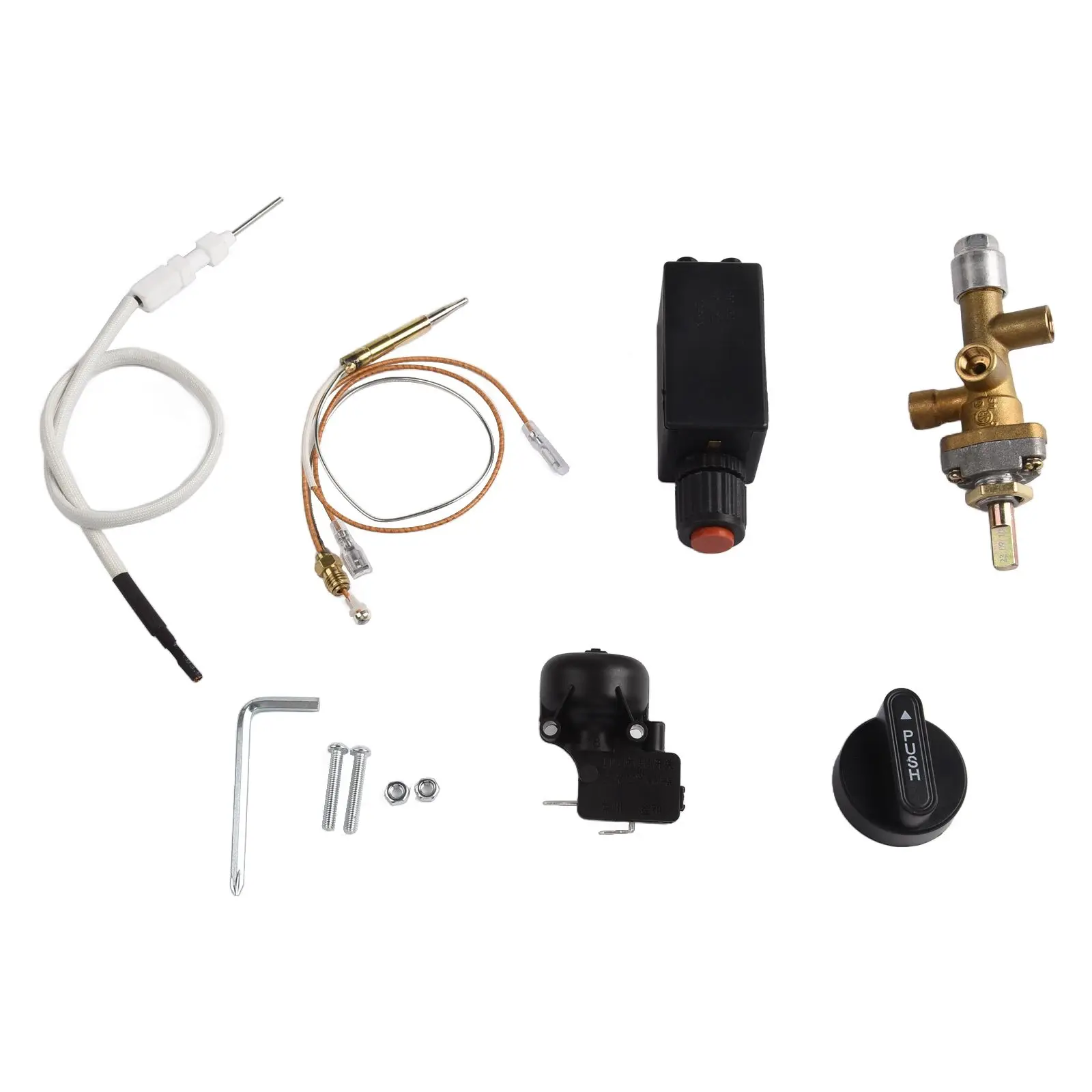 Gas Control Valve Safety Kits Outdoor Heating Quick Ignition Control Robust And Breakage Resistant For Propane Gas Heater