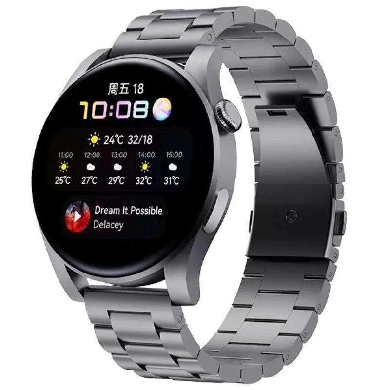 22mm 20mm Titanium alloy band for Samsung Galaxy watch 7 6 5 Amazfit Balance 2 High end wristband for Huawei watch 5 GT4/5 46mm