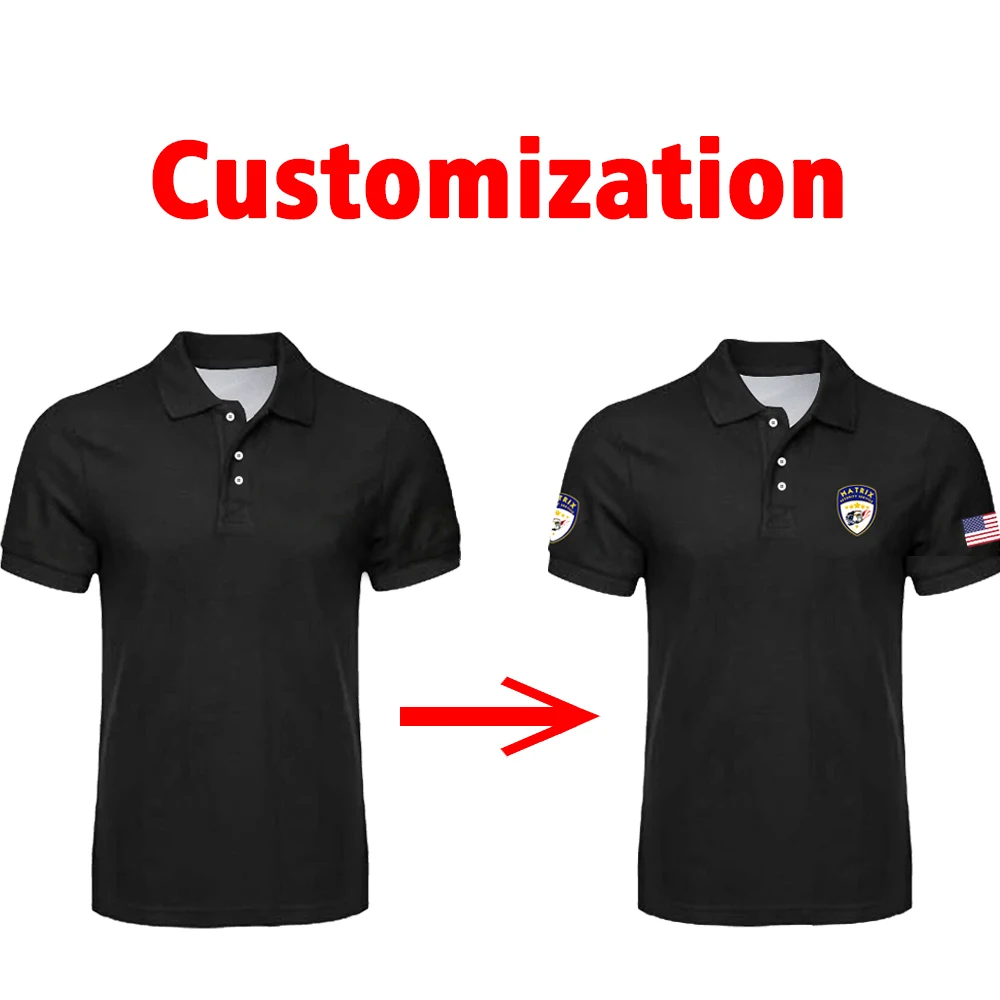 Netherlands Polo Shirt Uniforms Dutch Men's Classic Breathable Outdoor Work Clothes Holland Security Staff Custom Purchase Tops