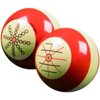 1pc Standard Billiard Ball 57.2MM Blue 6 Dot - Spot Pool Practice Training Cue Ball 6 Oz - 2 1/4\