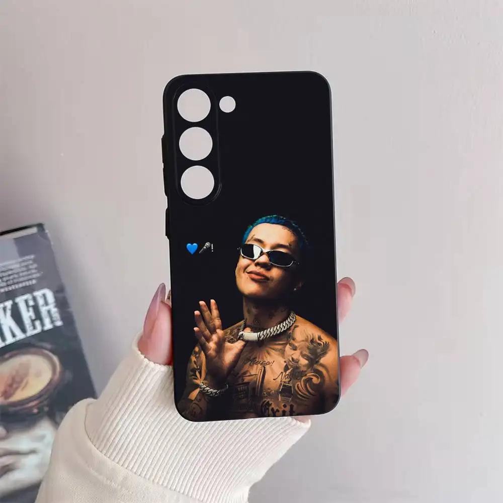 Blessd Cantante Rapper Telefoon Case Voor Samsung Galaxy A73,72,51,53,52,71,22,5G,Note,J7,8,9 Zachte Zwarte Cover