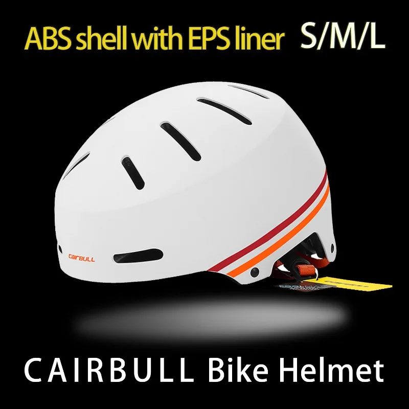 CAIRBULL Unisex Road Bike Helmet ABS+EPS Hardshell Bicycle Helmets Classic Skate Helmet for Man Women CE Safety Caps New Version