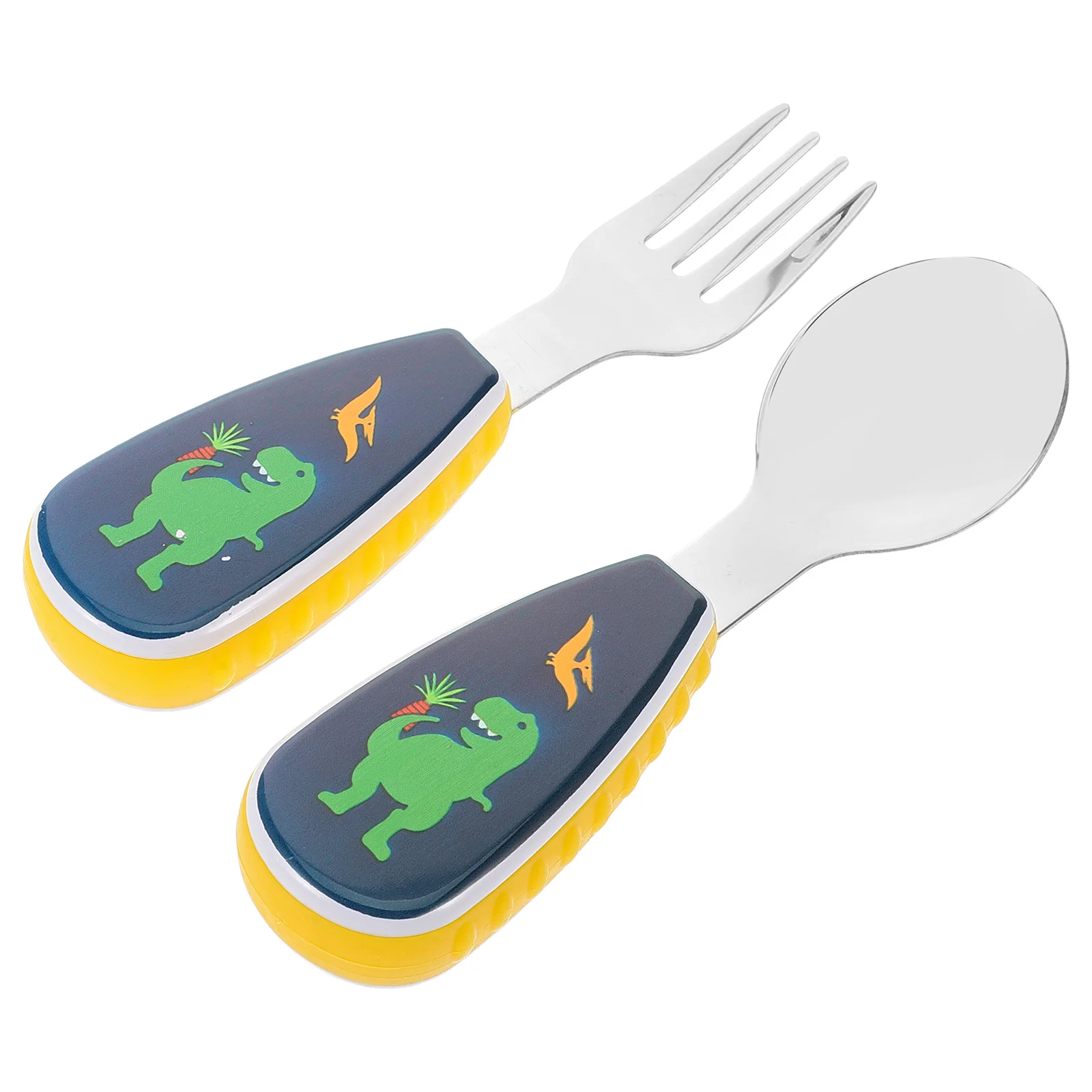 

1 set Children Cutlery Set Baby Cartoon Spoons Forks 304 Stainless Steel Toddler Feeding Weaning Travel Kids Utensils