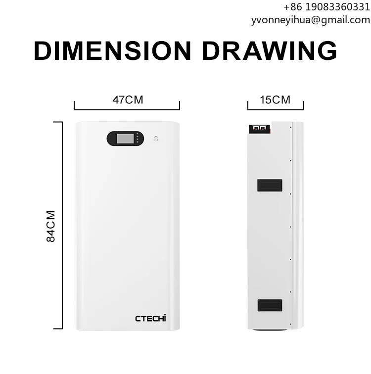 48V 51.2V 100Ah 280Ah Grade A LiFePo4 Lithium Ion Battery Power Wall 5KWh 15KWh Wall Mounted Home Solar Energy Storage Battery